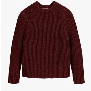 NEW ZARA SURPLUS Chunky Oversized Knit Wool Sweater size S